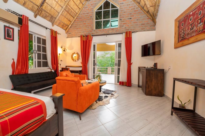 Top luxury room at Arra fishing lodge